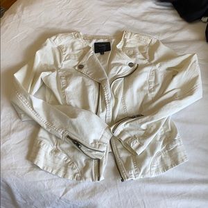 Sanctuary Cream Moto Jacket